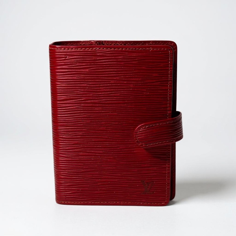 Louis Vuitton Red EPI Leather Agenda